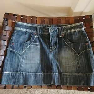 Vigoos mariah mini skirts jean.